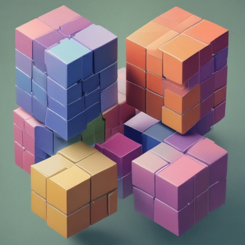 Colorful cubes