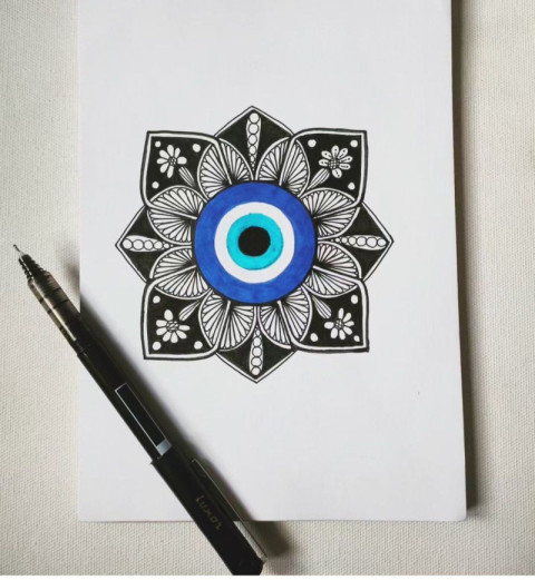 Mandala evil eye magic